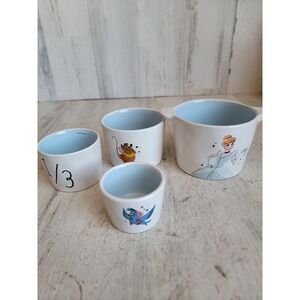 Rae Dunn Cinderella Disney measuring cup set dry measurement decor